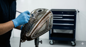 ハーレーダビッドソン タンクカスタム塗装